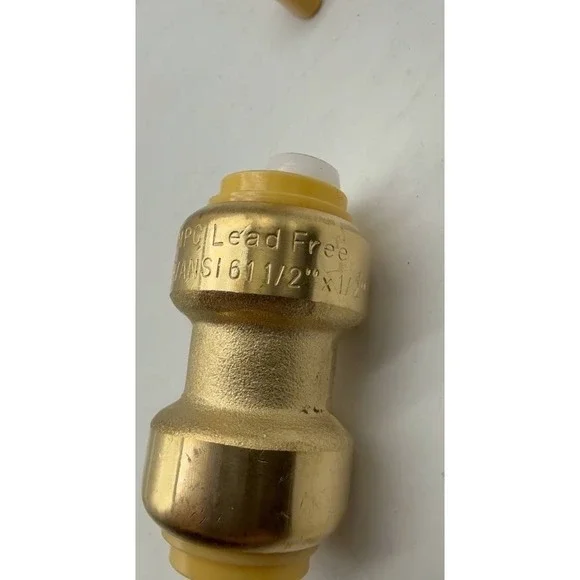 1/2 Brass Push-to-Connect Coupling - Picture 5 of 5